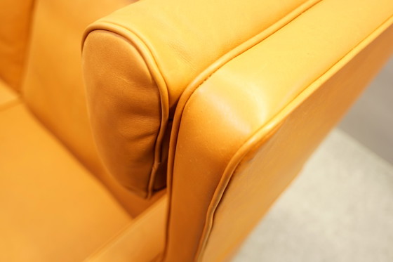 Image 1 of Canapé en cuir vintage de Børge Mogensen pour Fredericia, années 1960