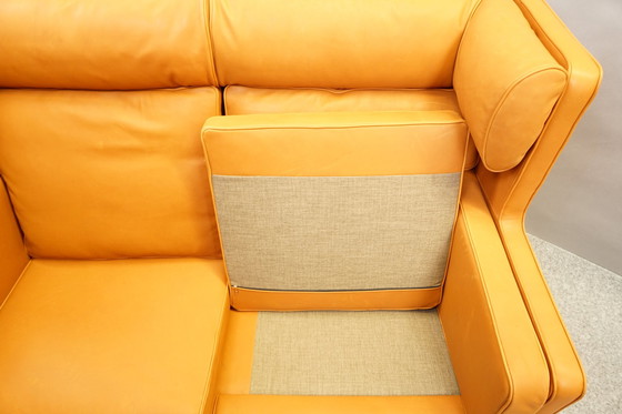 Image 1 of Vintage leather sofa by Børge Mogensen for Fredericia, 1960s