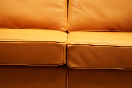 Image 1 of Vintage leather sofa by Børge Mogensen for Fredericia, 1960s