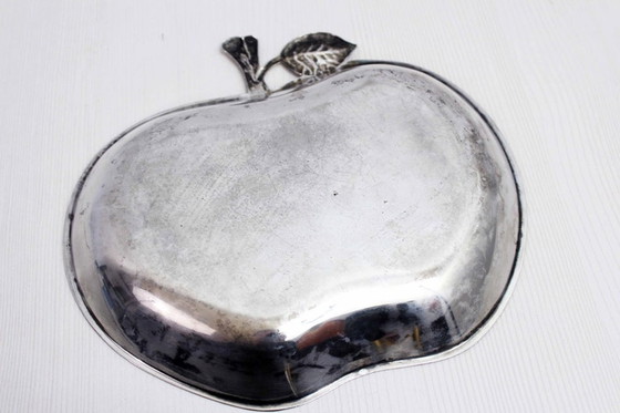 Image 1 of Cup or "apple" pocket in silver metal 1960