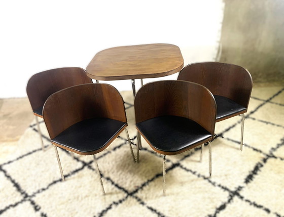 Image 1 of Table And Chairs Set By Sandra Kragnert For Ikea, 1970'S