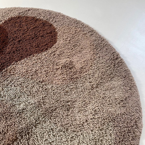 Image 1 of Vintage psychedelic multicolored polyacrylic wool rug by Desso, Netherlands 1970s