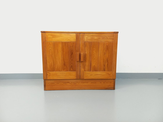 Image 1 of Charlotte Perriand Les Arcs Vintage Pine 60's 70's Style Storage Cabinet
