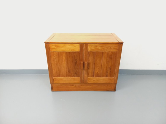 Image 1 of Charlotte Perriand Les Arcs Vintage Pine 60's 70's Style Storage Cabinet