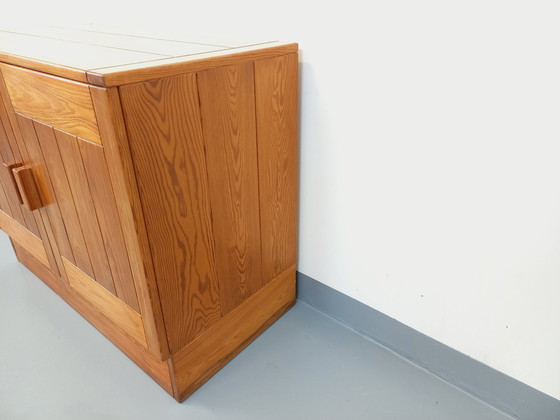Image 1 of Charlotte Perriand Les Arcs Vintage Pine 60's 70's Style Storage Cabinet