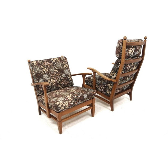 Image 1 of Pair of vintage pine armchairs by Göperts Möbler, Sweden 1960