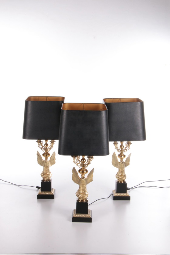 Image 1 of De Knudt - Eagle Guilded Table Lamp