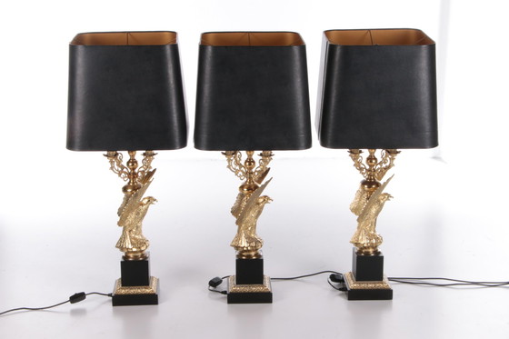 Image 1 of De Knudt - Eagle Guilded Table Lamp