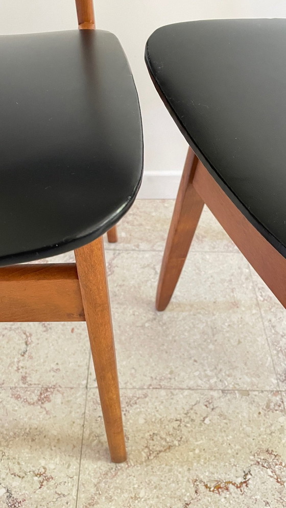 Image 1 of Pair De Chaises Scandinaves Chic Vintage