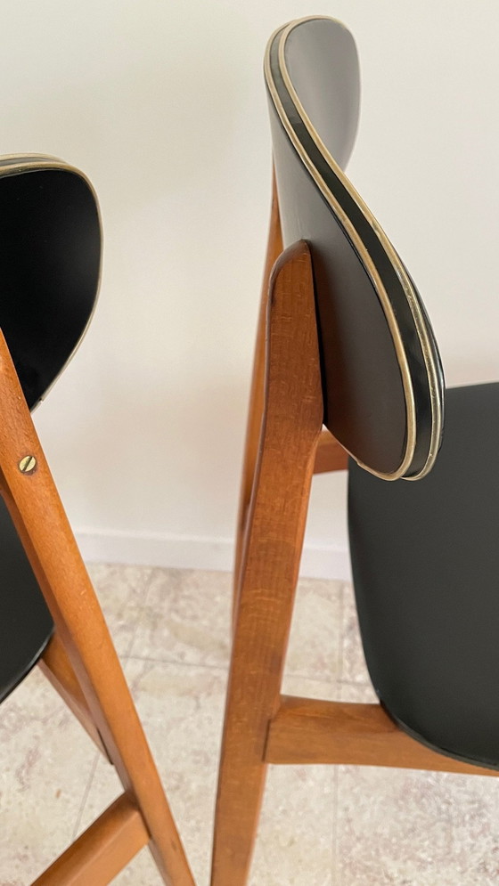 Image 1 of Pair De Chaises Scandinaves Chic Vintage