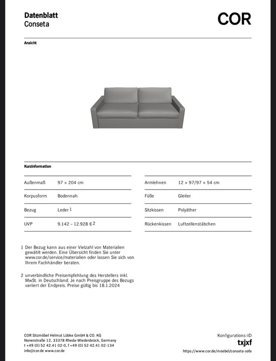 Image 1 of COR Conseta seating combination