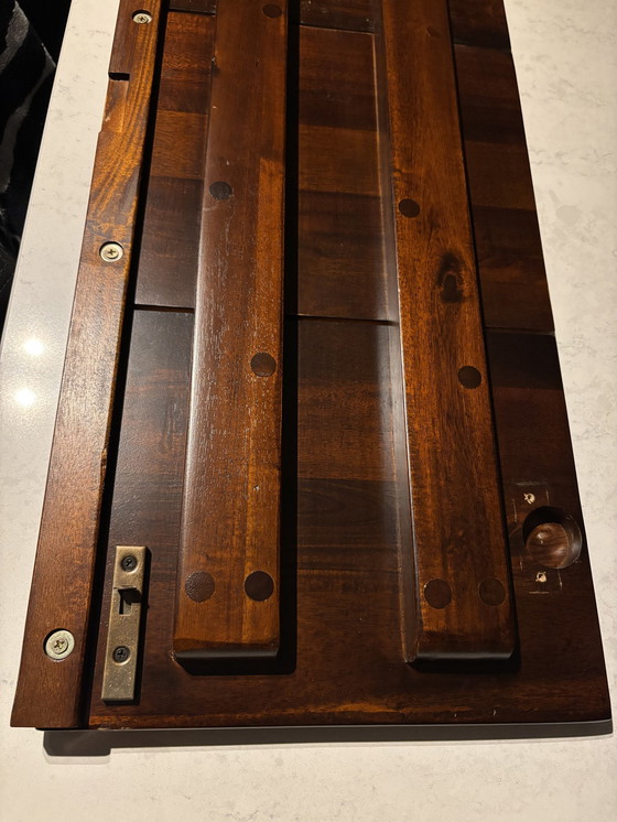 Image 1 of Set Of Walnut Sideboard And Two Cabinets