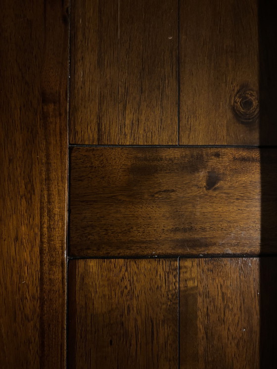 Image 1 of Set Of Walnut Sideboard And Two Cabinets