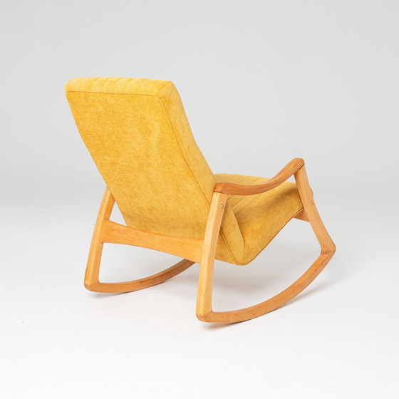 Image 1 of 1X Czech Rocking Chair By Ton 1960S