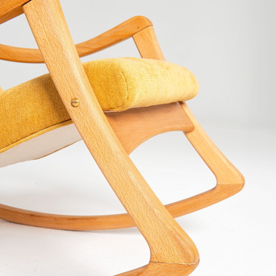 Image 1 of 1X Czech Rocking Chair By Ton 1960S