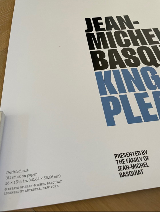 Image 1 of Jean Michel Basquiat (1960-1988), Untitled n.d., copyright estate of Jean -Michel Basquiat,King Pleasure NYC