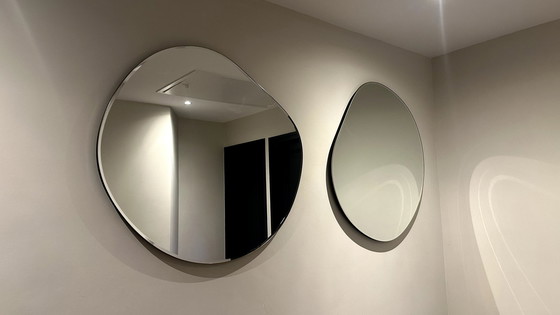 Image 1 of Ferm Living Pond Xl Organic Uneven Mirror (2 Pieces)