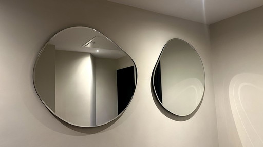 Ferm Living Pond Xl Organic Uneven Mirror (2 Pieces)