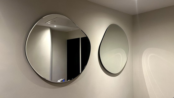 Image 1 of Ferm Living Pond Xl Organic Uneven Mirror (2 Pieces)