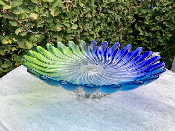 Image 1 of Liebenstein Glass Serving Bowl On Twisted Base