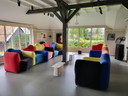 2x Cassina Canareggio canapé par Gaetano Pesce