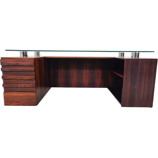 Mid-century Italian desk with drawers by Boccato Gigante Zambusi, Italy 1960s