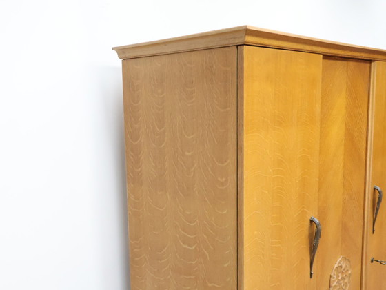 Image 1 of Vintage closet 3 door oak