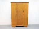 Vintage closet 3 door oak