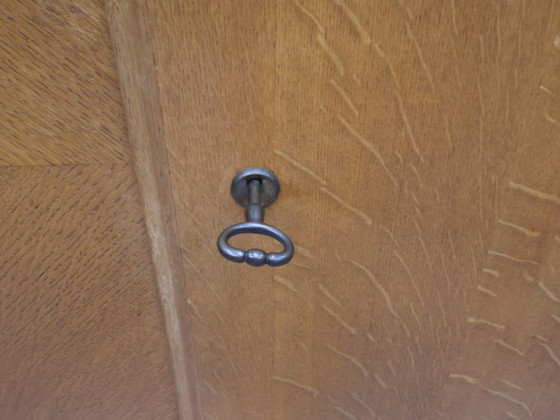 Image 1 of Vintage closet 3 door oak