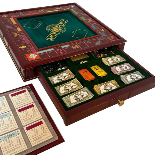 Franklin Mint - Monopoly - Limited Edition (Dutch version) - Wooden, Empire style playboard with gold plated pieces - 100% compl