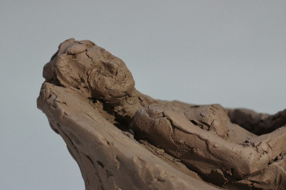 Image 1 of Terracotta Sculpture- Lying Woman- Yolande Ide (1931)