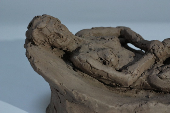 Image 1 of Terracotta Sculpture- Lying Woman- Yolande Ide (1931)