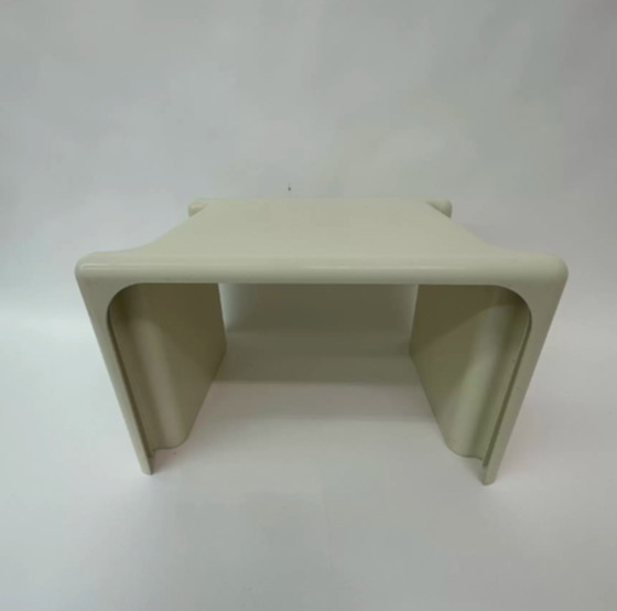 Image 1 of Table d'appoint moderne italienne en plastique attribuée à Giotto Stoppino pour Elco Scorze, années 1970