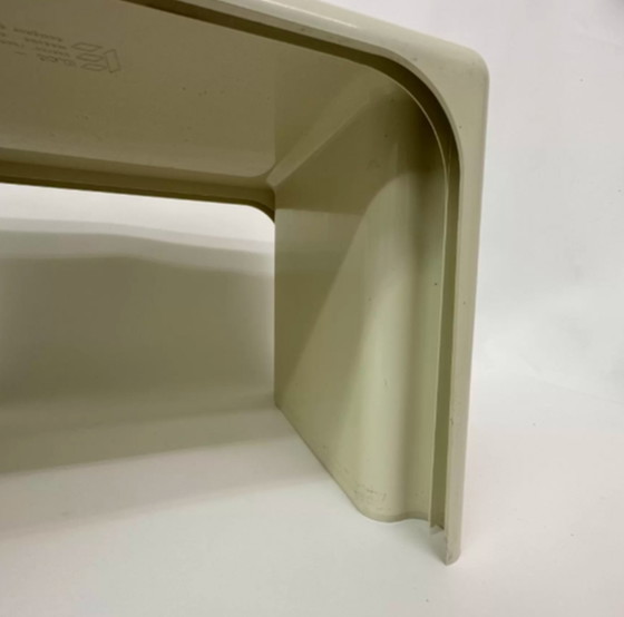 Image 1 of Table d'appoint moderne italienne en plastique attribuée à Giotto Stoppino pour Elco Scorze, années 1970