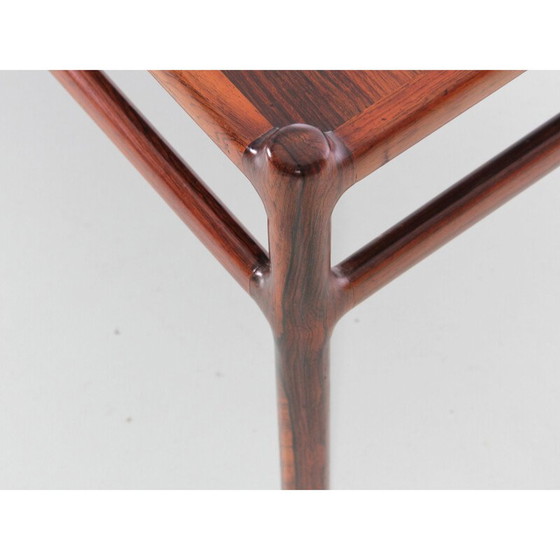 Image 1 of Vintage Scandinavian coffee table in rio rosewood by Henning Korch for Cf Christiansen Silkeborg