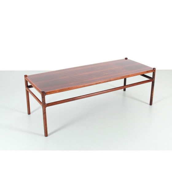 Image 1 of Vintage Scandinavian coffee table in rio rosewood by Henning Korch for Cf Christiansen Silkeborg