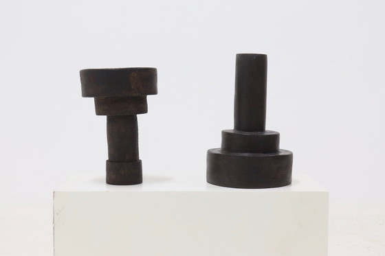 Image 1 of Vintage Brutalist Studio Pottery Object 1960s