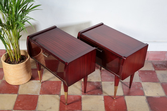 Image 1 of 2x Table de chevet Mid Century