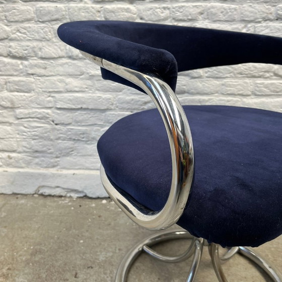 Image 1 of Midcentury Swivel Chair - Tube Frame - Italy