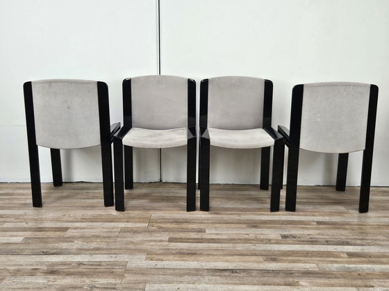 Image 1 of Set Of 4 Chairs P300 By Joe Colombo For Pozzi