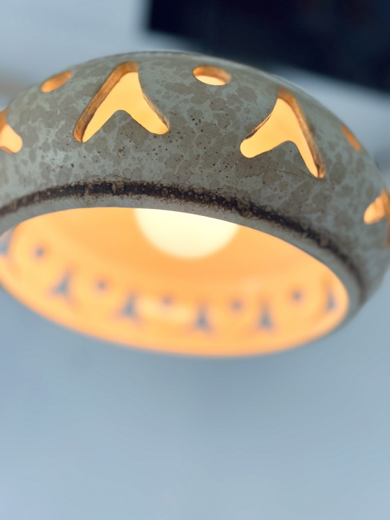 Image 1 of Ceramic Fat Lava Pendant Lamp '60