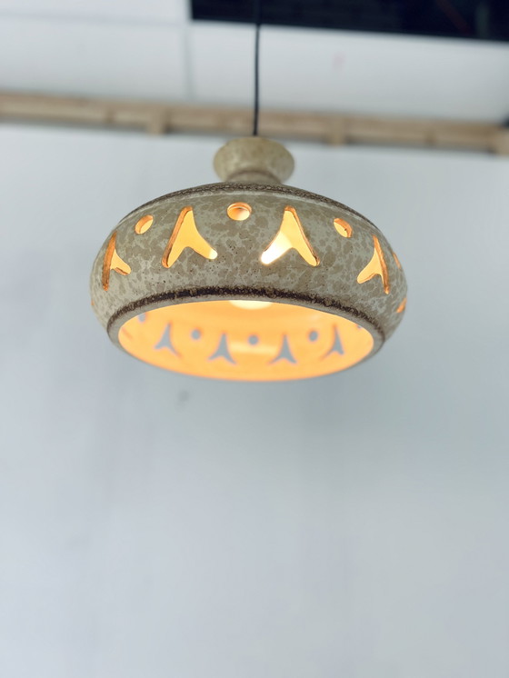 Image 1 of Ceramic Fat Lava Pendant Lamp '60