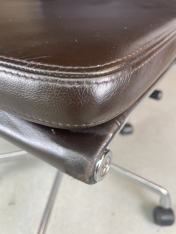 Image 1 of Vitra Ea 219 Soft Pad Desk Chair Brown