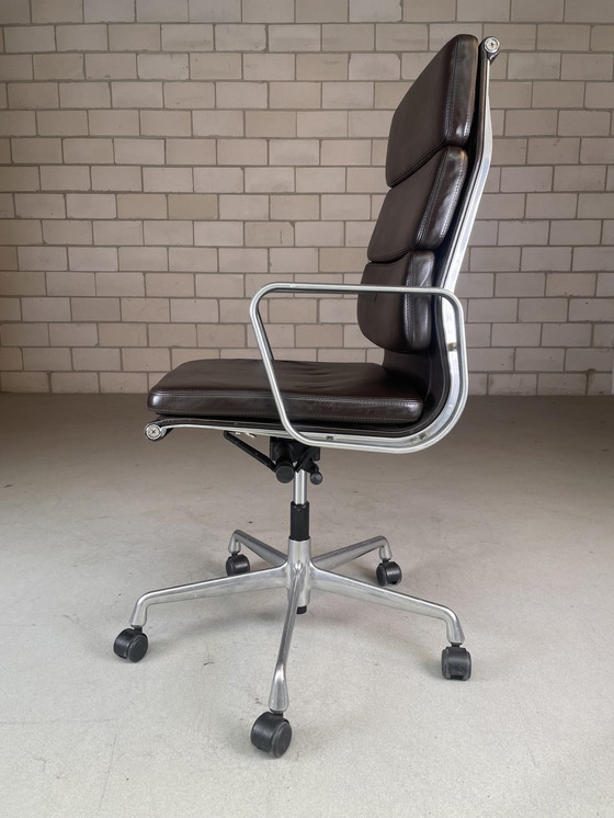 Image 1 of Vitra Ea 219 Soft Pad Desk Chair Brown