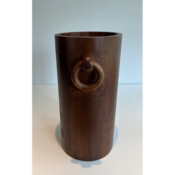 Image 1 of Vintage wooden umbrella stand, France 1950