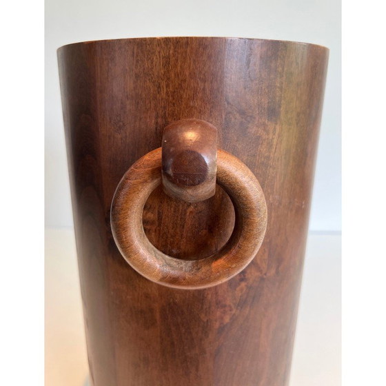 Image 1 of Vintage wooden umbrella stand, France 1950