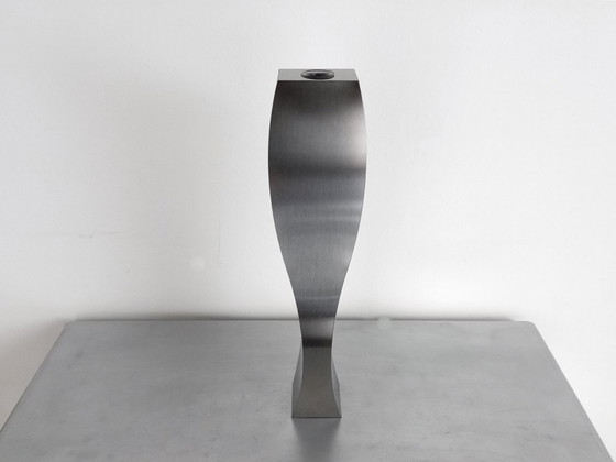 Image 1 of Lino Sabattini'S Rustic/Postmodern Vase - Designer Carlo Colombo 1990'S