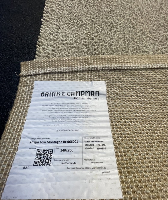 Image 1 of Tapis Brink & Campman Origin Montagne Brun