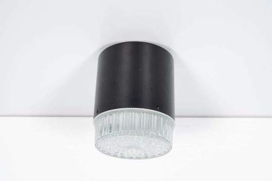 Image 1 of Lampada da soffitto in vetro vintage anni '60