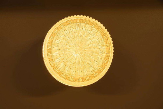 Image 1 of Lampada da soffitto in vetro vintage anni '60